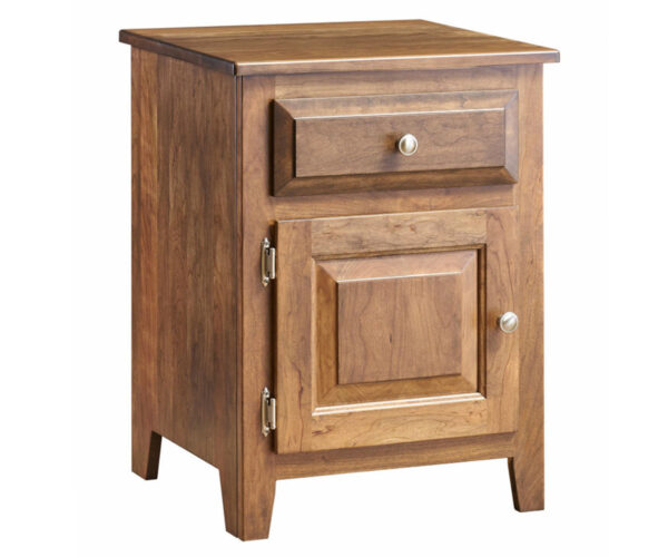 Traditional 1-Door, 1-Drawer Nightstand
