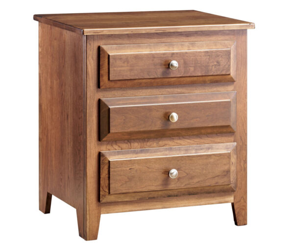 Traditional 3-Drawer Nightstand
