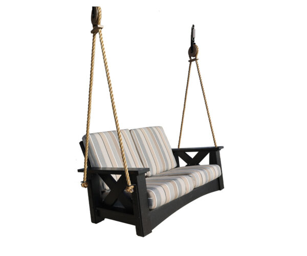 Farmhouse Love Seat Swing